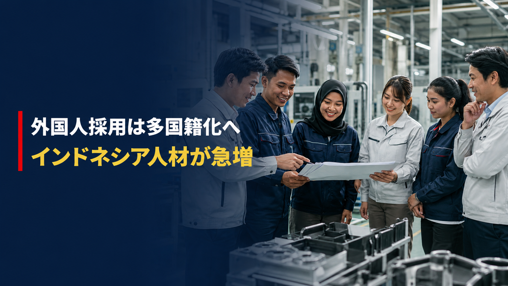 外国人採用はベトナム中心から多国籍化へ｜インドネシア人材が伸びる理由