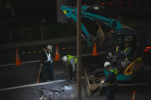 日本の現場で働く人