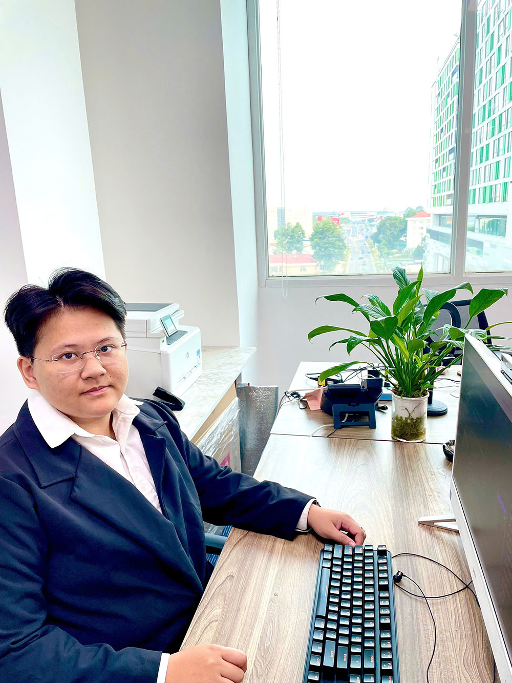 レー　ティ　トゥイ　クィン　海外人材事業部（入社１年目）